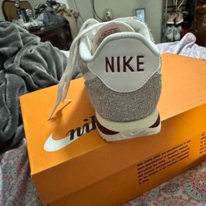 Nike Gray and Cream Casual Sneakers